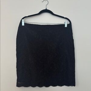 Black Lace Skirt
